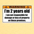 thumbnail image 3 of CafePress - Funny Warning: I'm 2 Years Old T Shirt - Cute Toddler T-Shirt, 100% Cotton, 3 of 4