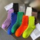 thumbnail image 2 of One Size Calcetines para mujer, nueva moda, calcetines de algodón suave transpirables de alta calidad, calcetines coloridos de estilo coreano con personalidad para niñas, 2 of 5
