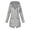 Gray, variant on Edvintorg Rain Jacket Women Waterproof Raincoat with Hooded Outdoor Hiking Long Sleeve Zip up Windbreaker Plus Size Fashion Clothing Gray S-3XL
