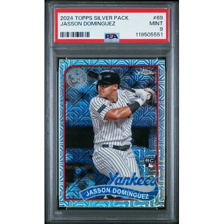 2024 Topps Silver Pack 1989 Chrome Promo JASSON DOMINGUEZ #69 PSA 9 - Rookie RC
