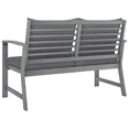 thumbnail image 5 of vidaXL Garden Bench 47.2" with Dark Gray Cushion Solid Acacia Wood, 5 of 5