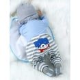 thumbnail image 3 of Reborn Baby Doll Clothes for 17-22 Inch Newborn Baby Dolls Clothing Boy Outfit Accessories【Puppy Pattern 4pcs Set 】, 3 of 7