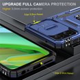 thumbnail image 2 of Allytech for Motorola Moto G Stylus 5G 2023 Phone Case with Ring Holder & Slide Camera Cover, Ring Kickstand Drop Proof Magnetic Heavy Duty Rugged Hybrid Case Cover for Moto G Stylus 5G 2023, Navyblue, 2 of 7