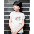 thumbnail image 2 of Cute Tortoise Rainbow Shell T-Shirt Juniors -Image by Shutterstock,  Small, 2 of 4