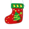 thumbnail image 7 of Christmas Decoration Supplies 4 PCS Small Stockings Craft,DIY Christmas Felt Stockings with Ornaments Handmade Sewing Sock Kits,Christmas Party Handmade DIY Craft Supplies, 7 of 7
