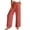 #029-Red, variant on Cutuoiiu Women's High Waisted Solid Color Wide Leg Pants, Drawstring Elastic Waist with Pockets, Lightweight Loose Fit Long Trousers for Everyday Wear Gift