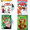Christmas Holiday Movies DVD 4 Pack Assorted Bundle: A Charlie Brown Christmas, Rudolph the Red-Nosed Reindeer, A Christmas Story, Dr. Seuss' The Grinch