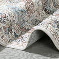 thumbnail image 7 of FairOnly Vintage Distressed Non Slip Machine Washable Blue Multicolor 2'x6'Runner Rugs Low Pile Stain Resistant Soft Floor Rug for Hallway Kitchen, 7 of 7