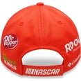 thumbnail image 2 of Men's Checkered Flag Red/White Bubba Wallace DoorDash Uniform Adjustable Hat, 2 of 5