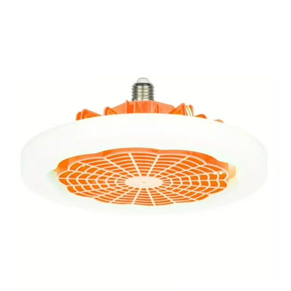 Toystoory Ventiladores de techo ajustables del brillo de la velocidad del viento tres con las luces teledirigidas incluidas ajustables Iluminación y accesorios naranja