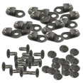 thumbnail image 1 of Paquete de 5-10, 20 juegos, hebillas de cordones de mosquetón, abrazadera de Clips de cuerda sin tope 10 piezas Sunnimix mosquetón, 1 of 8