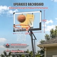 thumbnail image 4 of SERAY Adjustable Basketball Hoop 3.4-10 Feet, Portable Basketball Goal with 40 Inch Shatterproof Backboard & Wheels, Indoor/Outdoor Basketball System for Kids, Teens & Adults, 4 of 9