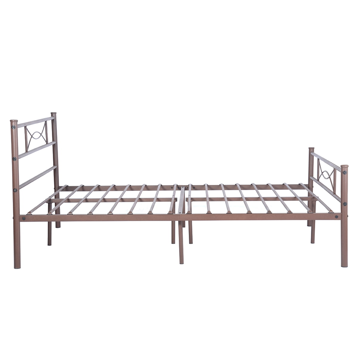 Easy Setup Premium Metal Bed Frame Platform Box Spring Replacement