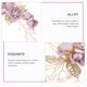 thumbnail image 4 of Moda Cabello Peine Cristales Tocado Aleación Rhinestone Accesorios para el cabello nupcial Decoración del cabello (Púrpura), 4 of 4