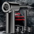 thumbnail image 2 of 51000 RPM Cordless Air Duster Compressed Air Blower Electric Wireless Air Gun Computer Keyboard Camera Cleaning Dust Blowing Gun qym unisex, 2 of 2