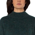thumbnail image 2 of Well Worn Women's Sweater with Side Slits (Green, XS), 2 of 5