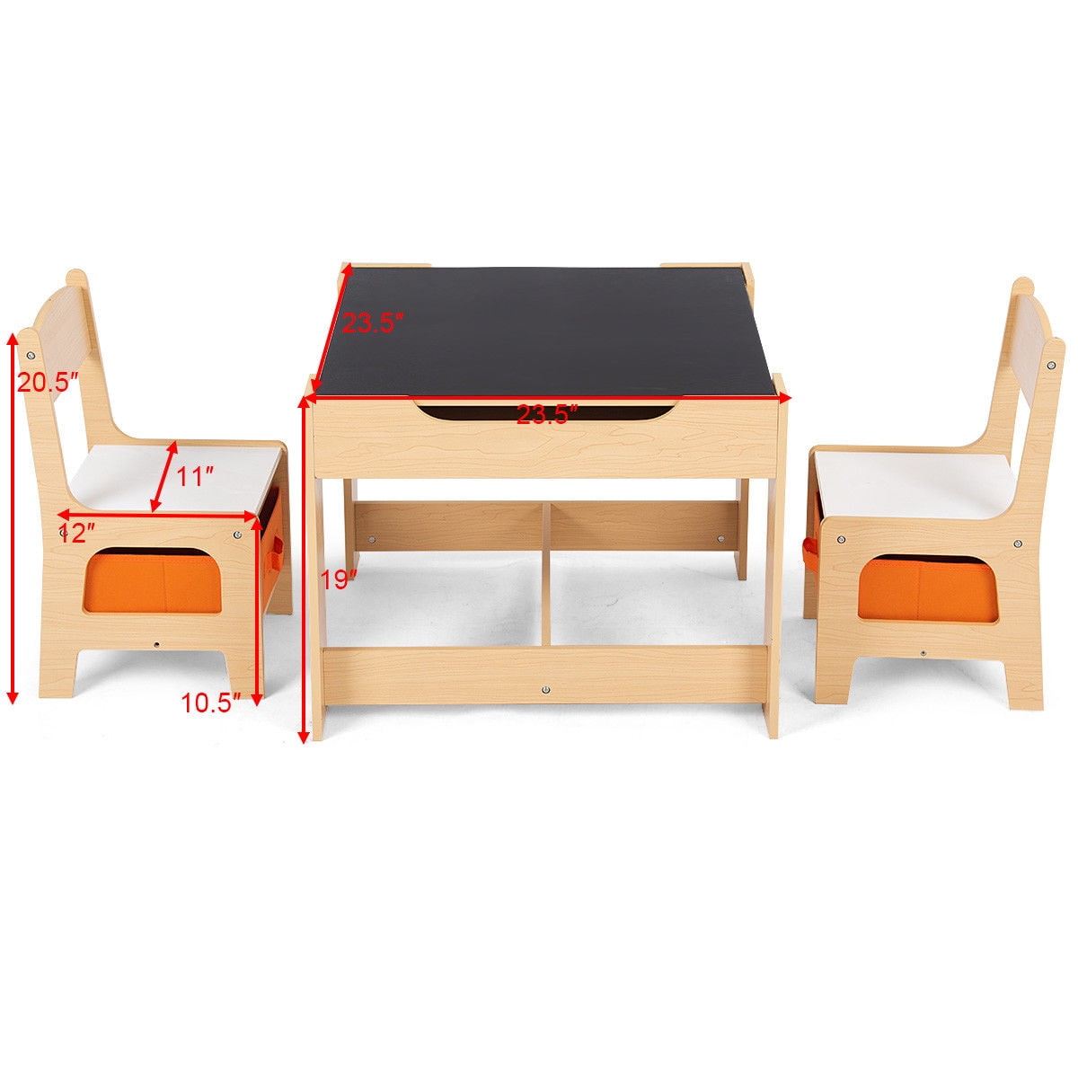 gymax children's table