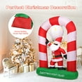 thumbnail image 2 of Patiojoy 7.5 FT Inflatable Santa Claus Archway Santa Christmas Decorations, 2 of 7