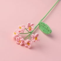 hengsof Crochet Flower Bouquet, Knitted Daisy Flowers Handmade Daisies Crochet Flowers Table Centerpiece for Home Office Festival Party Decor Flower Gift for Women