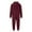 Wine, variant on Busydd Boys Pajamas 4-14 Years Fashion Winter Warm Solid Color Boys Rompers Long Sleeve Zipper Hooded Teen Boys Clothes with Pockets 9-10 Years