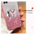 thumbnail image 3 of Slim Case for Samsung Galaxy A31 4G Cover Electroplated Silicone with Bling Butterfly Stand Phone Case for Samsung A31 4G with Glitter Card Anti-Fingerprint Cover Compatible with Galaxy A31, 3 of 7