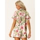 thumbnail image 4 of Conjunto de Camisa y Pantalones Cortos Allegra K Hawaianos 2023 Verano Blanco XS, 4 of 5