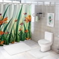 thumbnail image 7 of Orinice Many Bird of Paradise Flowers in The Bush Shower Curtain Waterproof Washable Bath Curtains Polyester Bathroom Curtain Set with Hooks  36x72, 7 of 7