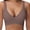 Grey, variant on Women's Seamless Bras Wirefree, Deep V Petal Bralette No Underwire Plunge Everyday Bras Wireless Sports Bra