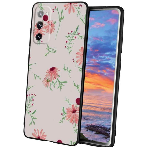 Compatible with Samsung Galaxy A02S(US Model) Phone Case, Flowers-14 Case Men Women, Flexible Silicone Shockproof Case for Samsung Galaxy A02S(US Model)
