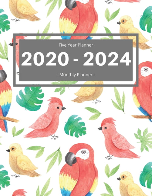 Five Year Planner 2020 2024 Monthly Planner Calendar Schedule I
