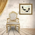 thumbnail image 3 of Bolokofsky, Ronald 32x25 Gold Ornate Wood Framed with Double Matting Museum Art Print Titled - Black Pumps, 3 of 4