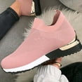 thumbnail image 3 of 2023-hmwy-women Slip On Trainers Running Sneakers ShoesPink36, 3 of 5