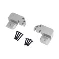thumbnail image 4 of arctrm 2 Pieces RC Link Mount Aluminum Alloy Tie Rod Fastener Bracket Upgrade Fixed Rod silver, 4 of 9