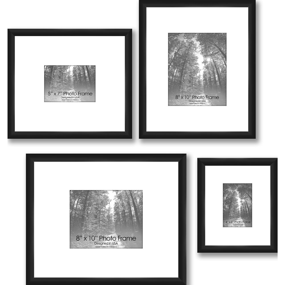 Gallery Frames, Set of 4, Black