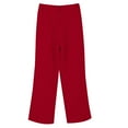 thumbnail image 5 of GILIGEGE Two Piece Sets for Women Women's Spring Solid Color with Pockets Color Blocked Cuffs Wide Leg Pants Loose Casual Pants Suit Set Rd1 Xxl, 5 of 9