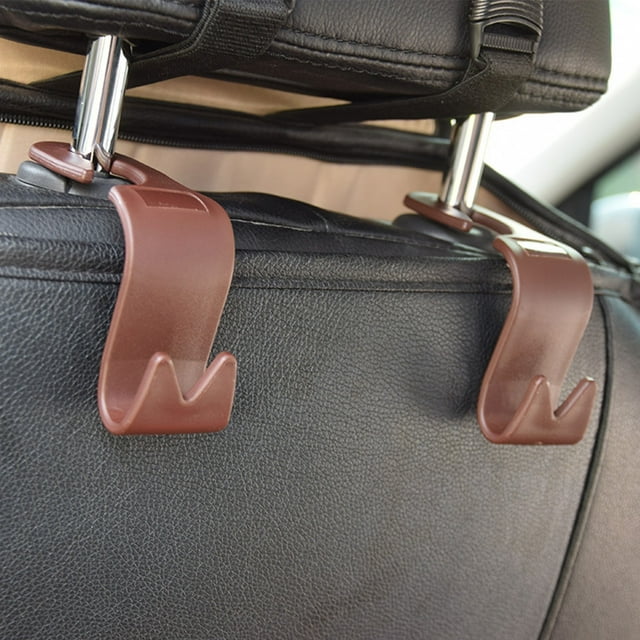 Ganchos para coche, ganchos para el respaldo del asiento, ganchos para bolsos, ganchos para sombreros, 4 ganchos para asientos.