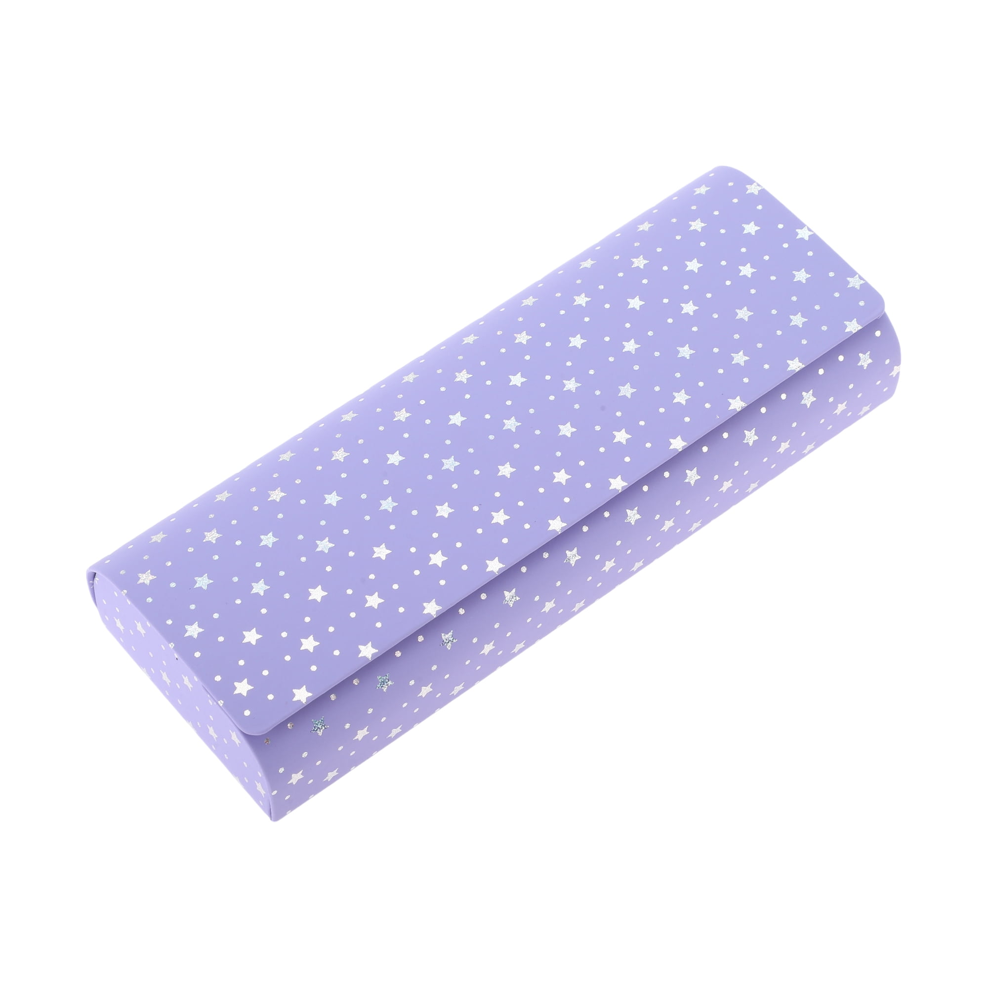Unique Bargains Square Eyeglasses Case Storage 6.38"x2.44"x1.46" Purple