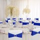thumbnail image 5 of 20 piezas bandas para sillas, lazos, funda elástica para silla con hebilla deslizante para decoración de banquete de recepción de fiesta de boda, 5 of 5