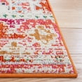 thumbnail image 4 of SAFAVIEH Madison Lanford Vintage Geometric Runner Rug, Rust/Pink, 2' x 8', 4 of 9