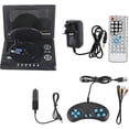 thumbnail image 5 of 7.8-inch Portable DVD Player Screen Rechargeable TV Car Charger Gamepad, AVI EVD DVD SVCD VCD CD CD R RW MPEG 4, TV Function, Game Function, AV Output, 5 of 5
