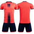 thumbnail image 3 of Conjunto de camiseta de fútbol para hombres y niños, chándal de fútbol, kit de camiseta de secado rápido, transpirable, uniforme de entrenamiento de equipo para hombres y niños, 3 of 5
