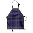 thumbnail image 1 of Plaid Apron Traditional Vivid Pattern Design from Scotland Country Ornate Abstract Plaid Print, Unisex Kitchen Bib Apron with Adjustable Neck for Cooking Baking Gardening, Multicolor, by Ambesonne, 1 of 3