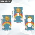 thumbnail image 7 of Yayeee Blank Wall Plate Cover 1-Gang 4.5"x2.7" Home Unused Decorative Outlet, Rainbow with Stars, 7 of 7