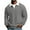 Gray, variant on cocolona Mens Quarter Zip Pullover Tops Long Sleeve Turndown Collar Color Block Shirts Fall Fashion Casual Loose Textured Sweatshirt