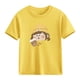 thumbnail image 5 of Blusas y camisas de manga corta con cuello redondo para niños Camiseta de verano de manga corta estampada para niñas Jersey elegante de cuello redondo para niñas Top de algodón para niños, 5 of 6