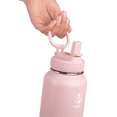 thumbnail image 4 of Takeya Actives Stainless Steel Water Bottle w/Straw lid, 32oz Blush, 4 of 4