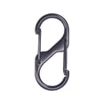 thumbnail image 3 of 8PCS Opening S Type Carabiner, Double End Quick Clip Multi Function Metal Hook, Carabiner for Outdoor & Daily Use - B, 3 of 5