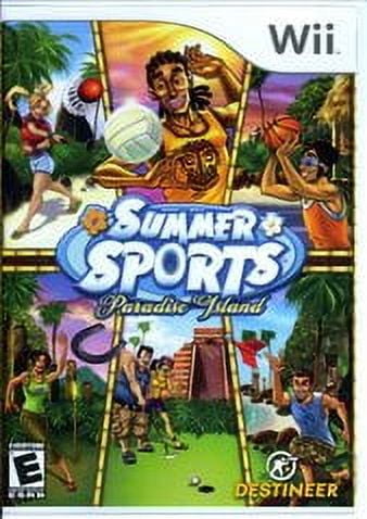 Nintendo Wii Summer Sports Paradise Island - Kids Family Video