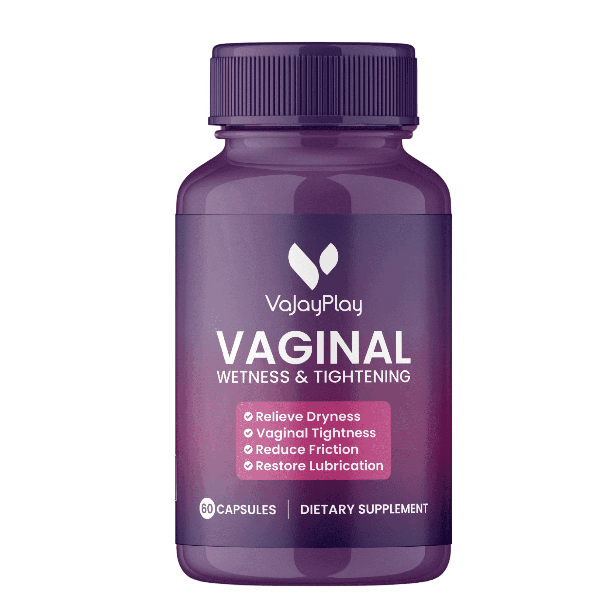 natural supplements for female lubrication Smoky Mountain Naturals Vaginal Dryness Support Capsules, Slippery Elm Bark  and Sea Buckthorn, 60 ct