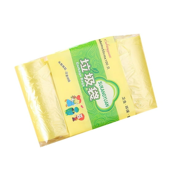 5 Rolls of Leakproof Printed Tall Kitchen Garbage Bags, Tear-Resistant & Odor Control Bags for Home/Office, Colored Portable 13 Gallon Garbage Bags